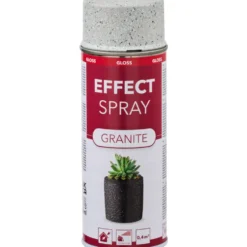 Effect Spray Granit matt hellgrau 400 ml