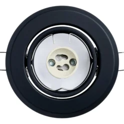 Einbaustrahler LUXULA schwarz für GU10 - MR16 Leuchtmittel im 2er Pack