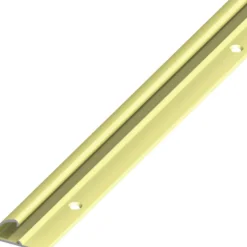 Einfass-Profil Aluminium eloxiert 1000 x 26 x 13 mm messingfarben gelocht