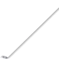 Einfassprofil zweiseitig PVC 1000 x 4 x 25 x 1 mm weiß