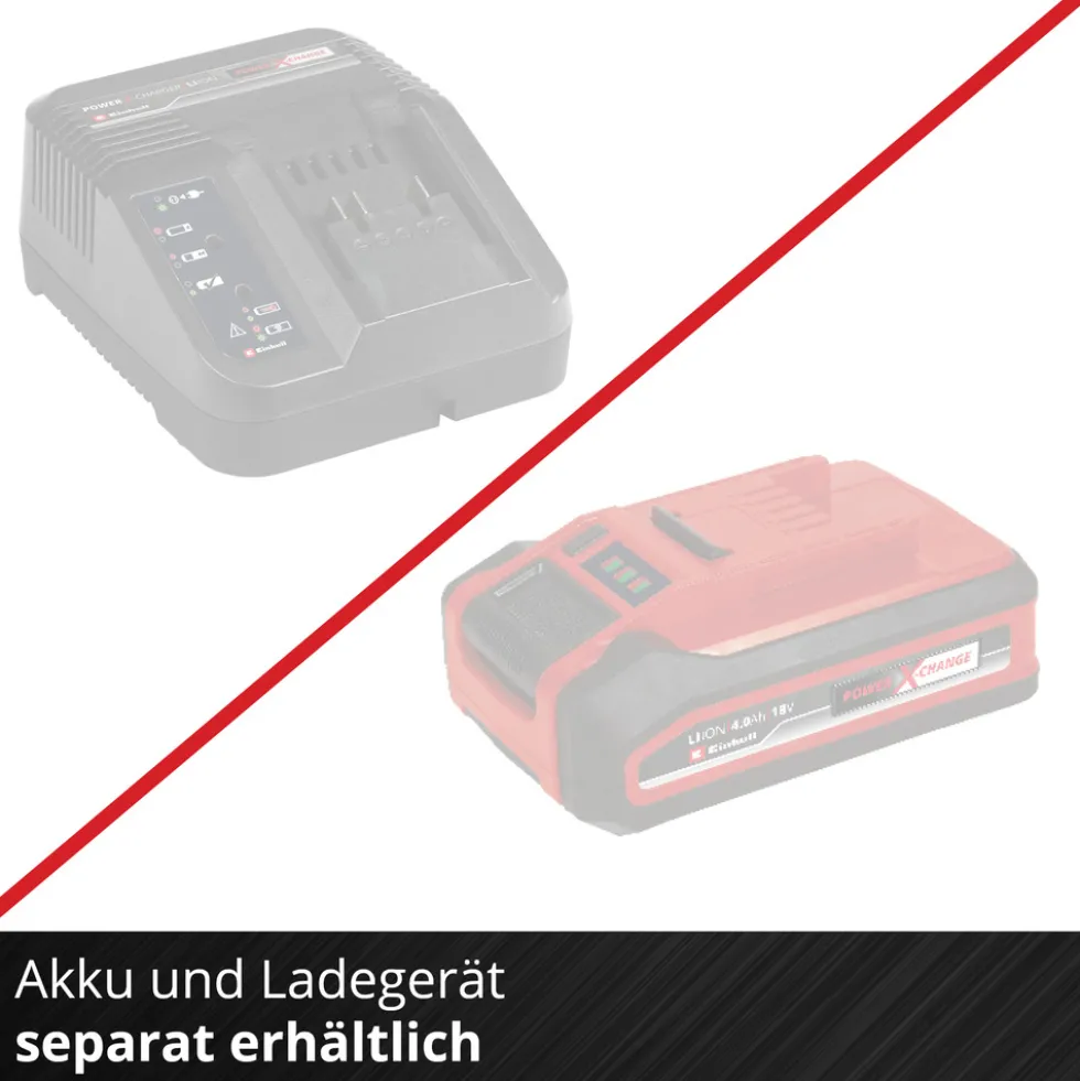 Einhell Akku-Kompressor TE-AC 36/6/8 Li OF Set-Solo mit 6-Liter-Tank und Zubehörset