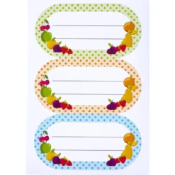 Einmach-Etiketten 30 Stück 30 x 60 mm selbstklebend