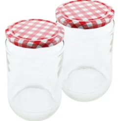 Einmachgläser 2 Stück 720 ml mit Deckel