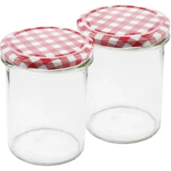 Einmachgläser 2 Stück 435 ml mit Deckel