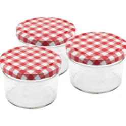 Einmachgläser 3 Stück 230 ml mit Deckel