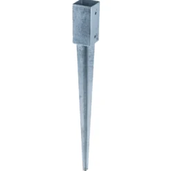 Einschlagbodenhülse 71x71x750mm Stahl feuerverzinkt
