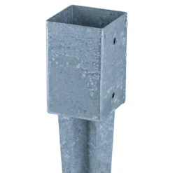 Einschlagbodenhülse 91x91x750mm Stahl feuerverzinkt