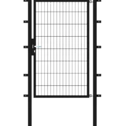 Einzeltor Flexo 1000 x 1600 mm mit Pfosten 60 x 60 mm in Anthrazit