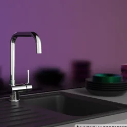 eisl Spültischarmatur Futura 3/8" Einhebelmischer verchromt