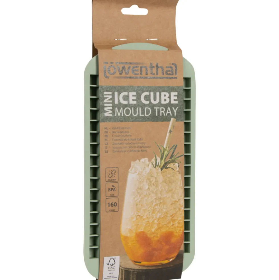 Eiswürfelform Silikon 160 Würfel Crushed Ice Grün
