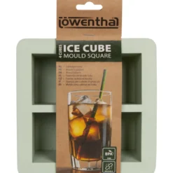 Eiswürfelform Silikon 4 Würfel Grün