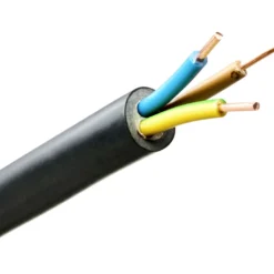 Erdkabel 3x1,5mm² schwarz 25m PVC ummantelt
