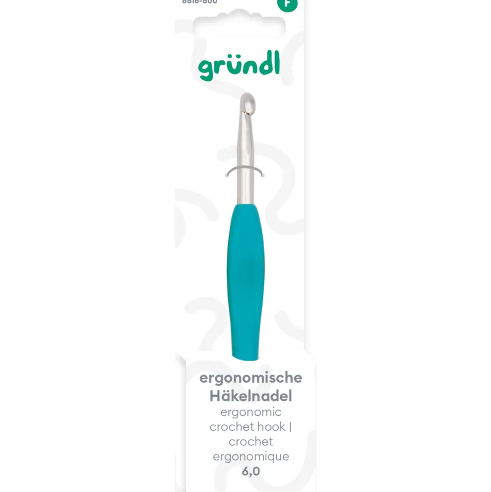 Ergonomische Häkelnadel 6,00 mm