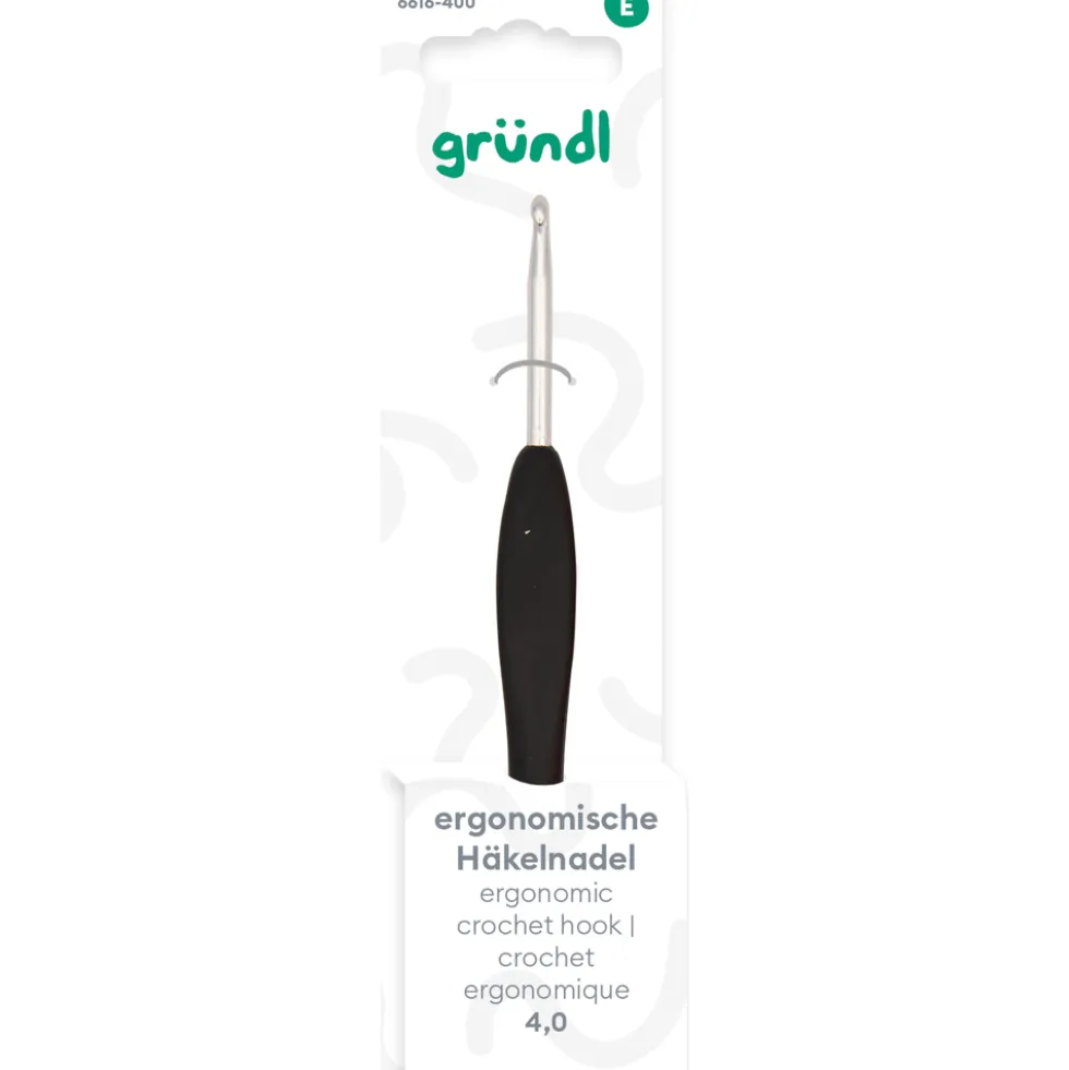 Ergonomische Häkelnadel 4,00 mm