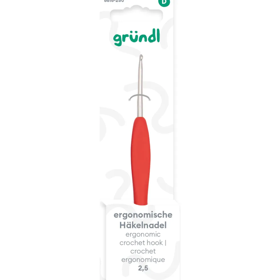 Ergonomische Häkelnadel 2,50 mm