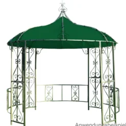 Ersatzdach für Pavillon Burma rund, Ø 3 m, Grün