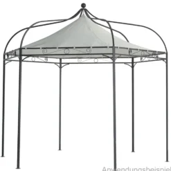 Ersatzdach für Pavillon Modena 320 x 300 cm, 6-eckig, Ecru