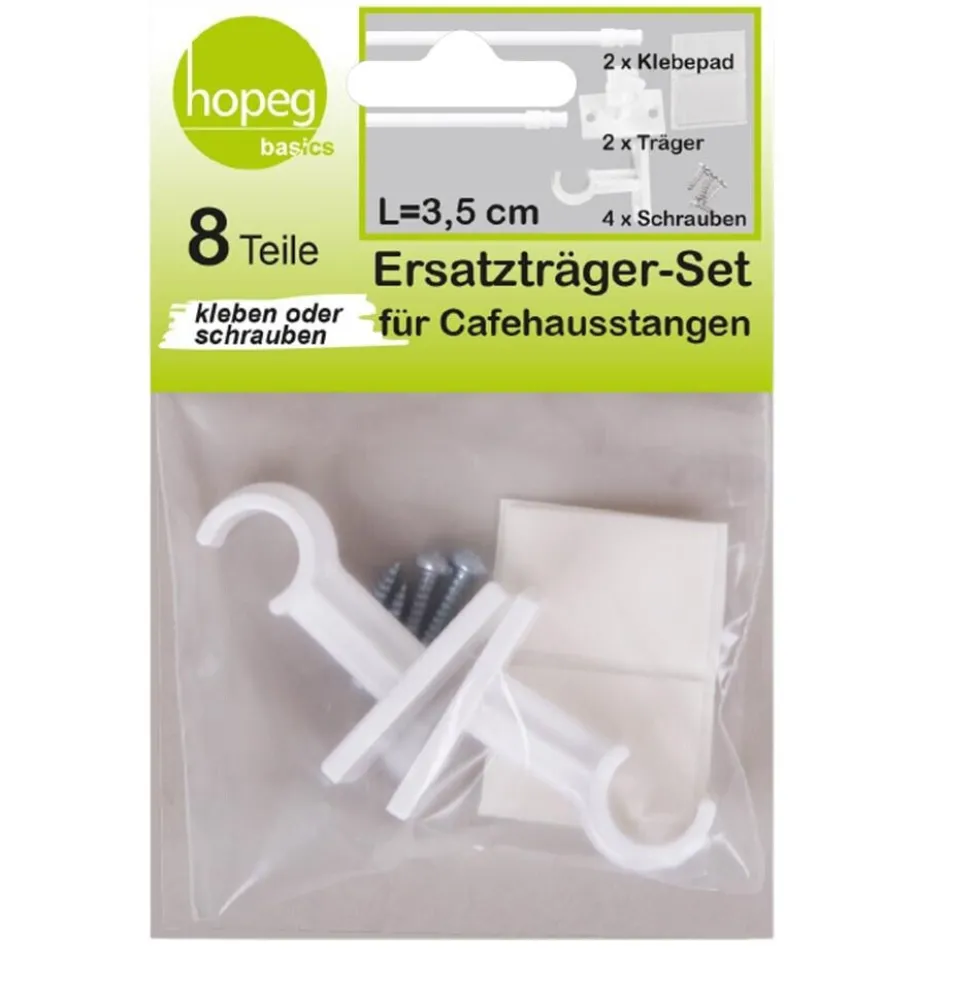 Ersatzträger-Set 3,5cm für Caféhausstangen