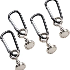 4er-Set Magnete mit Karabiner