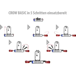 Eufab Fahrradträger CROW BASIC für 2 Fahrräder
