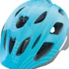 Fahrradhelm für Kinder türkis, 55 - 58 cm mit LED