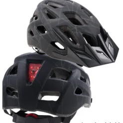 Fahrradhelm mit Rücklicht Größe M (55–58 cm)