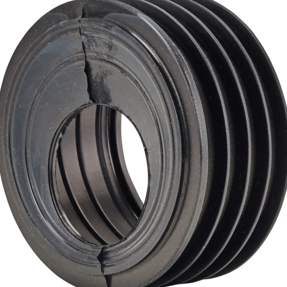 Fallrohranschluss-Gummimanschnette DN 53-75-90 für KG-Rohr DN 110