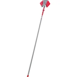 Fassadenbesen teleskopierbar von bis 360 cm aus Kunststoff in Rot