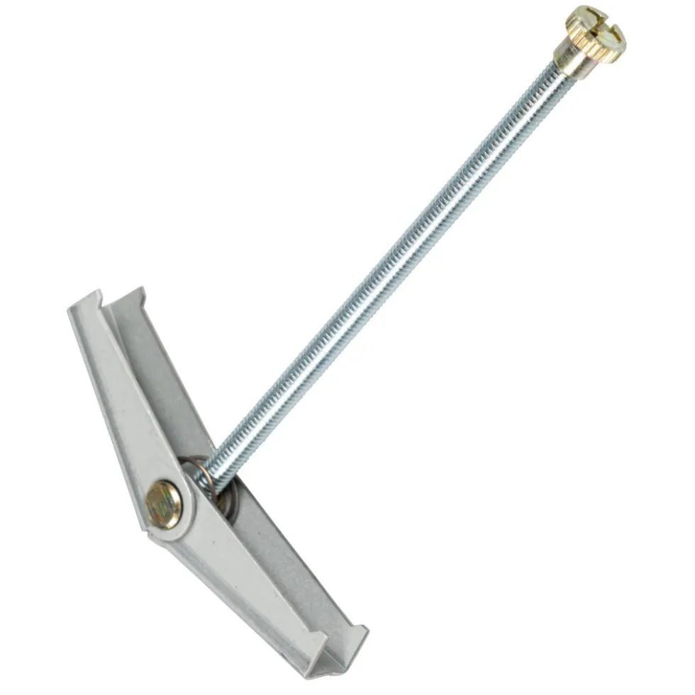 Federklappdübel mit Rändelmutter M4 95 mm, 2 Stück