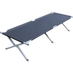 Feldbett 190 x 63 x 42 cm anthrazit bis 120 kg