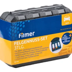 Felgennuss‑Set 3-teilig