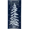 Fensteraufkleber Weihnachtsbaum 23 x 49 cm mit Glitzer