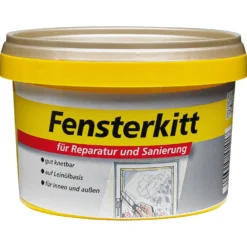 Fensterkitt auf Leinölbasis für Reparatur und Sanierung