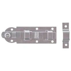 Fensterriegel80mm gerade aus Edelstahl mit Knopfgriff