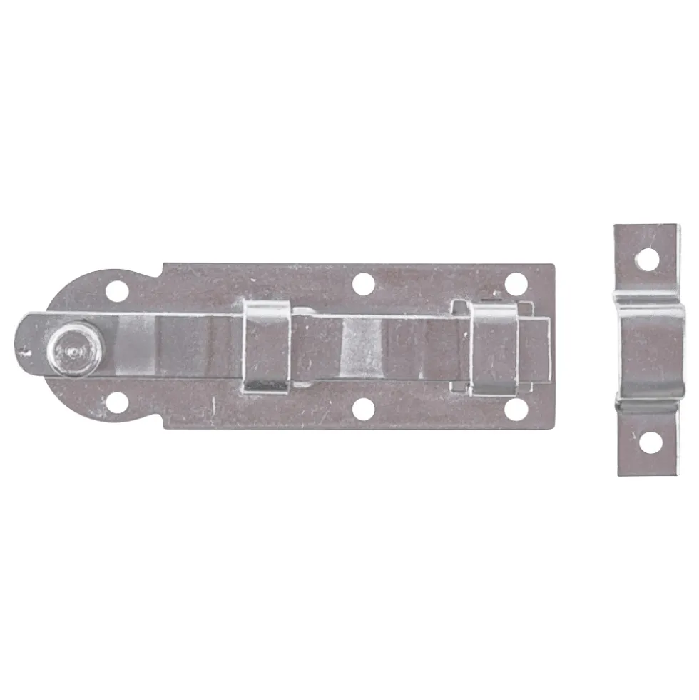 Fensterriegel80mm gerade aus Edelstahl mit Knopfgriff
