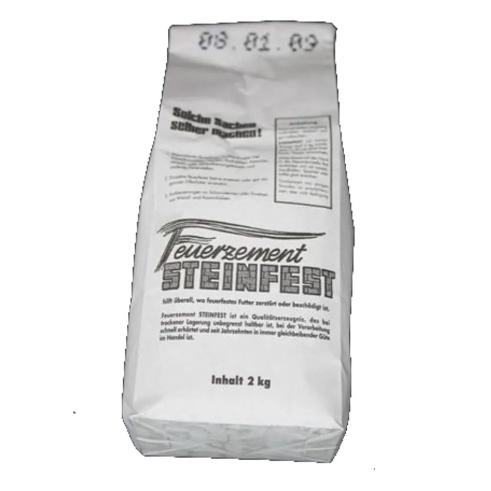 Feuerfester Zement 2 kg im Sack
