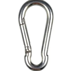 Feuerwehr-Karabiner 6 x 60 mm verzinkt Belastbarkeit 120 kg