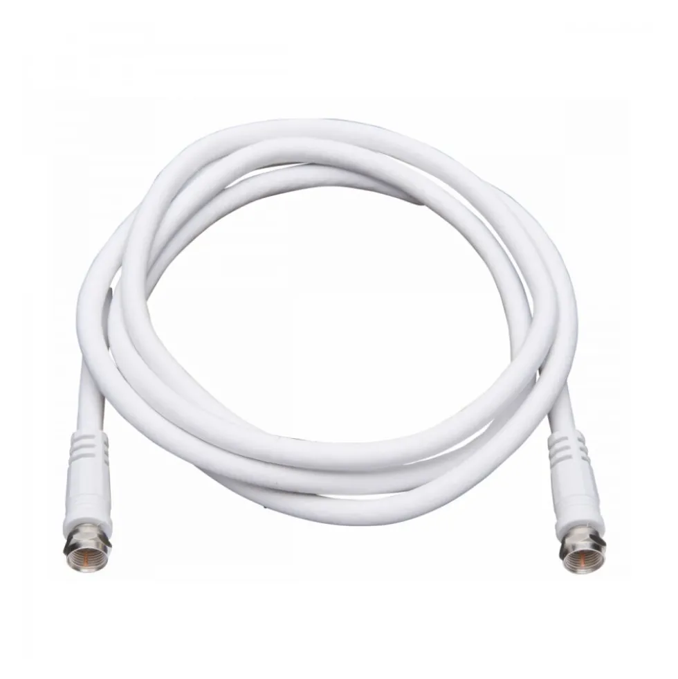 F-Geräteanschlusskabel RG6U 1,5 m in Weiß