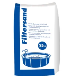 Filtersand im 25 kg Sack mit 0,5-1,25 mm Körnung