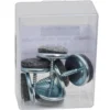 Filzgleiter-Set 6 Stück 24 mm in Weiß aufschraubbar