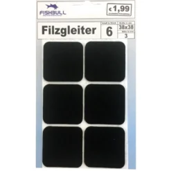 Filzgleiter 38x38mm 6er-Set