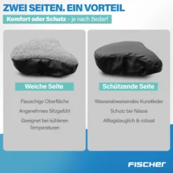FISCHER Fahrrad Satteldecke Universal, wendbar