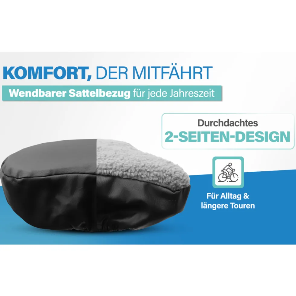 FISCHER Fahrrad Satteldecke Universal, wendbar