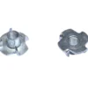 FISHBULL Einschlagmuttern M8 x 11 mm mit Schlitz, 5 Stück