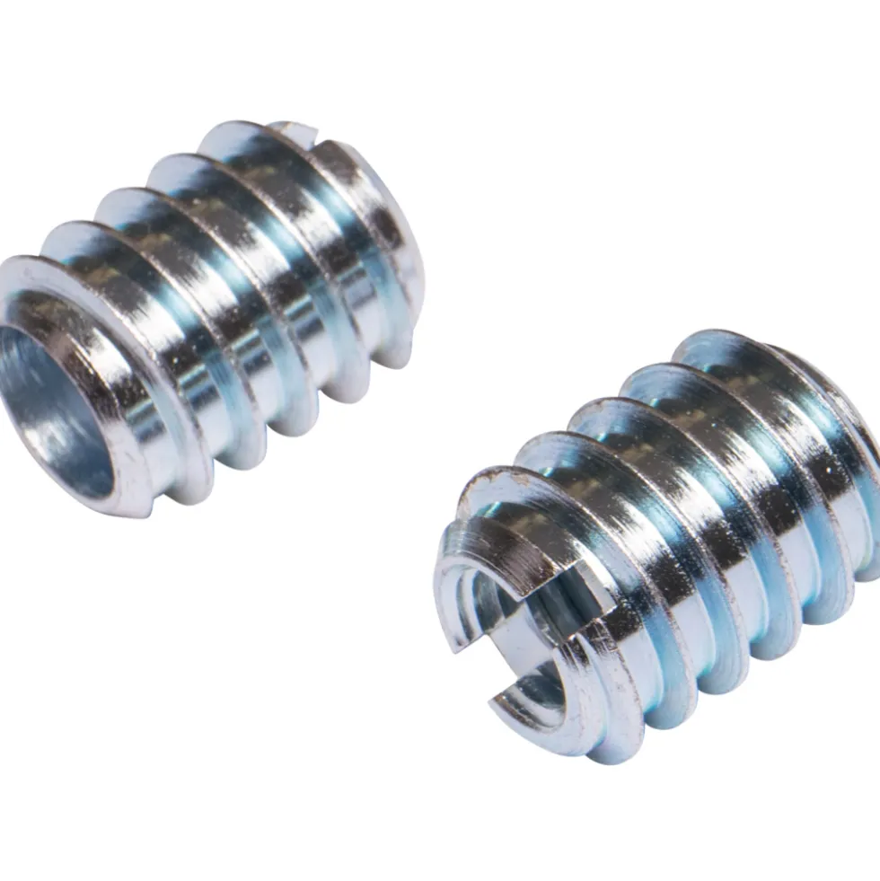 FISHBULL Einschraubmuttern M8 x 18 mm mit Schlitz, 2 Stück