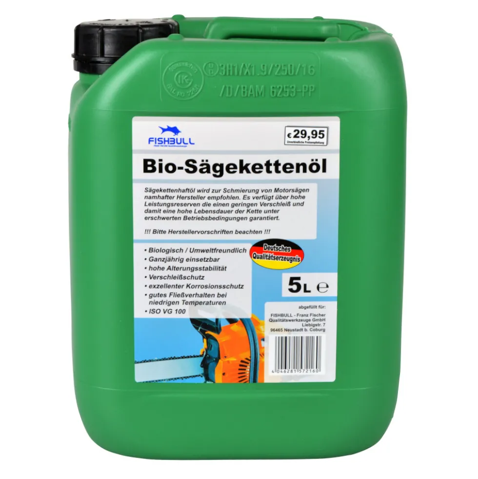 FISHBULL Kettensägenöl Bio 5 Liter