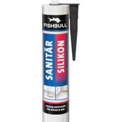 FISHBULL Sanitär Silikon 300 ml schwarz