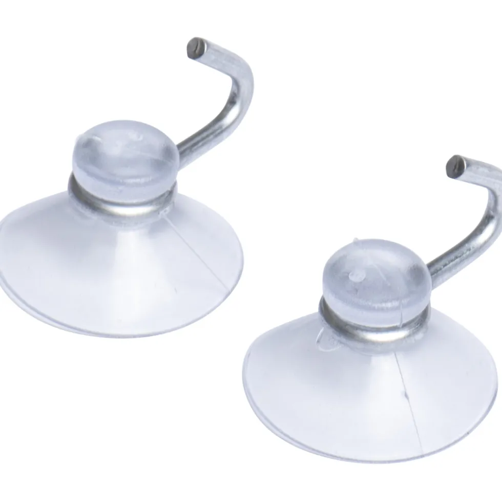 FISHBULL Saughaken Ø 30 mm transparent 2 Stück