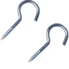 FISHBULL Schraubhaken gebogen 20 mm, 10 Stück