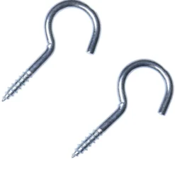 FISHBULL Schraubhaken gebogen 20 mm, 10 Stück